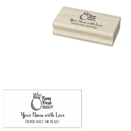 Custom Egg Carton Stamp – Personalized Farm Logo  Stämpel