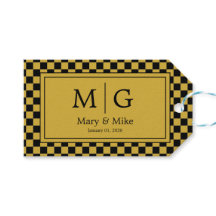 Custom Elegant Monogram Name Party Favor