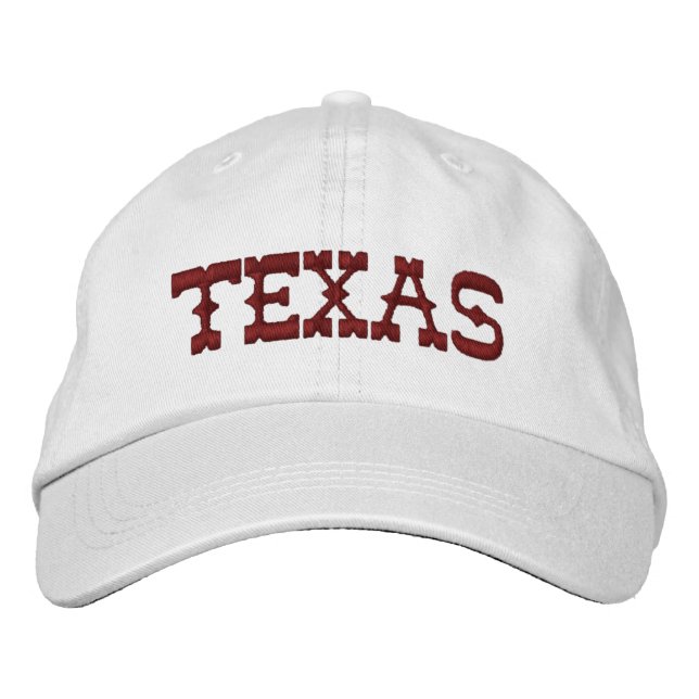 Custom embroidered Texas Cow Girl Boy Broderad Keps (Framsida)