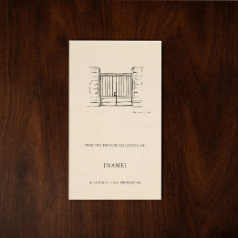 Custom Ex Libris Bookplate Sticker | Dark Academia Rektangulärt Klistermärke