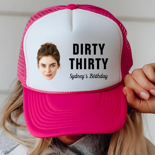 Custom Face 30th 40th 50th 60th 70th Birthday Pary Keps (Skapare uppladdad)