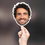 Custom Face Sticker, Stickers from your photo  Klistermärken<br><div class="desc">Turn your favorite faces into fun, personalized stickers with these Custom Face Stickers! Simply upload a photo - whether it's your best friend, partner, pet, or even yourself die-cut sticker that's perfect for laptops, water bottles, gifts, scrapbooks, and party decorations. These face stickers are a hit at birthdays, weddings, bachelor/bachelorette...</div>