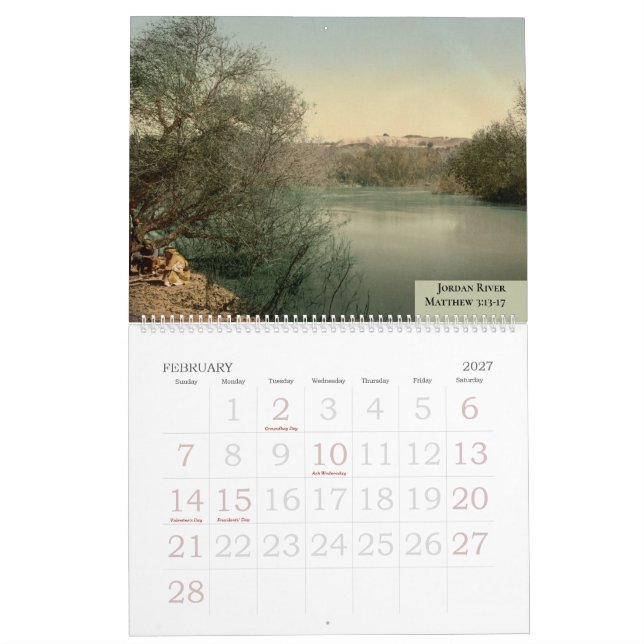 Custom Family Christian New Testament Church  Cale Kalender (Feb 2027)