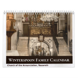 Custom Family Christian Religious Photo Kalender