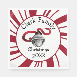 Custom Family Christmas Pappersservett