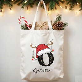 Custom Family Christmas Tote Bag for Coworkers Tygkasse