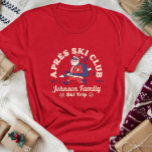 Custom Family Friends Group Ski Trip Skis T Shirt<br><div class="desc">Create lasting memories with our custom Ski Trip shirt for families, friends, or groups. This Custom Family Ski Trip shirt is perfect for celebrating your snow adventure. Personalize with your family name or group trip details to make it uniquely yours. Ideal for ski enthusiasts and winter vacation souvenirs, it is...</div>