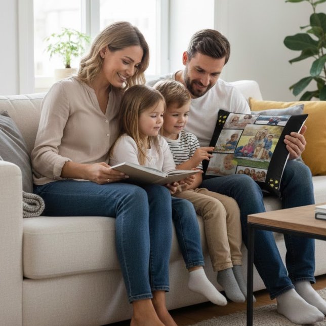 Custom Family Memories Cushion Cover Kudde (Skapare uppladdad)