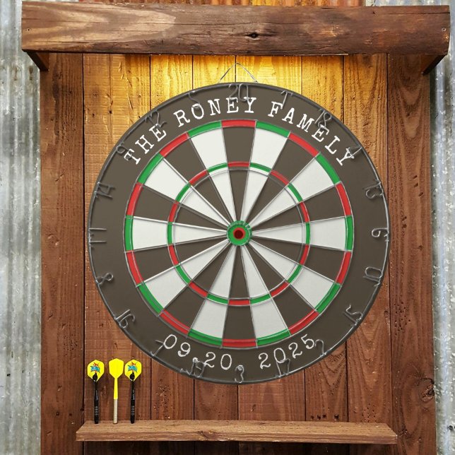 Custom Family Name Personalized Dartboards Darttavla (Skapare uppladdad)