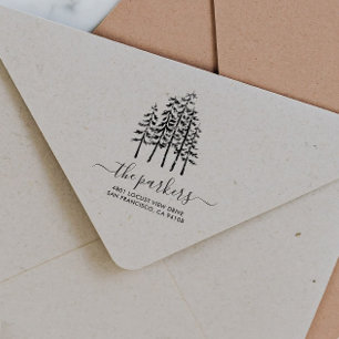 Custom Family Name Signature Return Address Stämpel