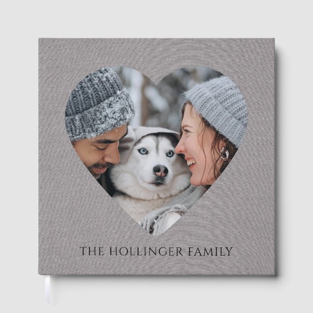 Custom Family Photo Album Book Gästböcker (Framsida)