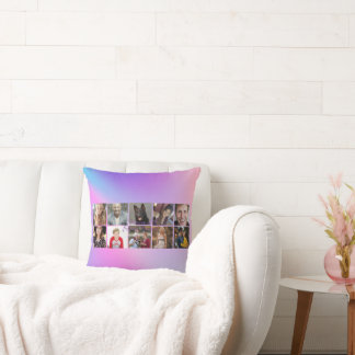 Custom Family Photo Collage Pillow Kudde