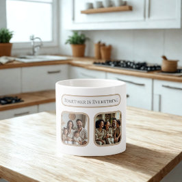 Custom Family Photo Mug – Together Is Everything Espressomugg