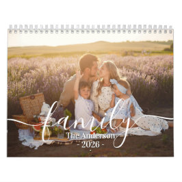 Custom Family Photo | Personalized Warm Sand Kalender