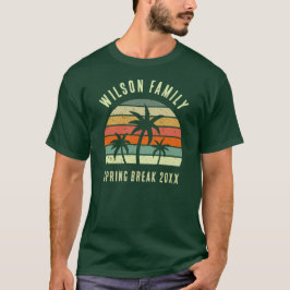 Custom Family Reunion Beach  T Shirt