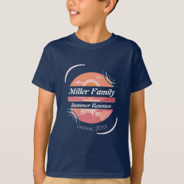 Custom Family Reunion Lake T Shirt