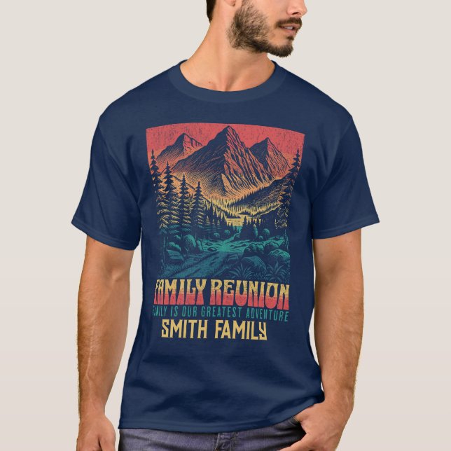 Custom Family Reunion  T Shirt (Framsida)