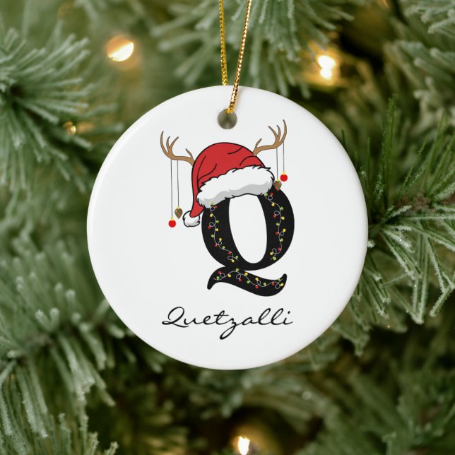 Custom Family Santa Claus Ornament for Mom and Dad (Träd)