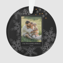 Custom FAMILY Script One Photo Keepsake Ceramic Ba