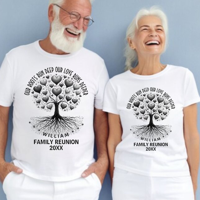 Custom family tree reunion  t shirt (Skapare uppladdad)