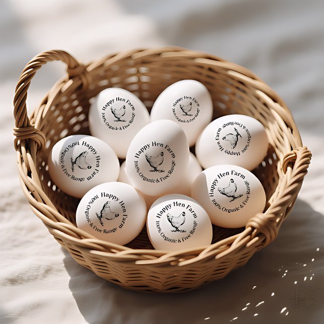 Custom Farmhouse Egg Stamp Stämpel (Skapare uppladdad)