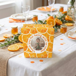 Custom Favor Box with Photo Citrus Slices  Presentaskar
