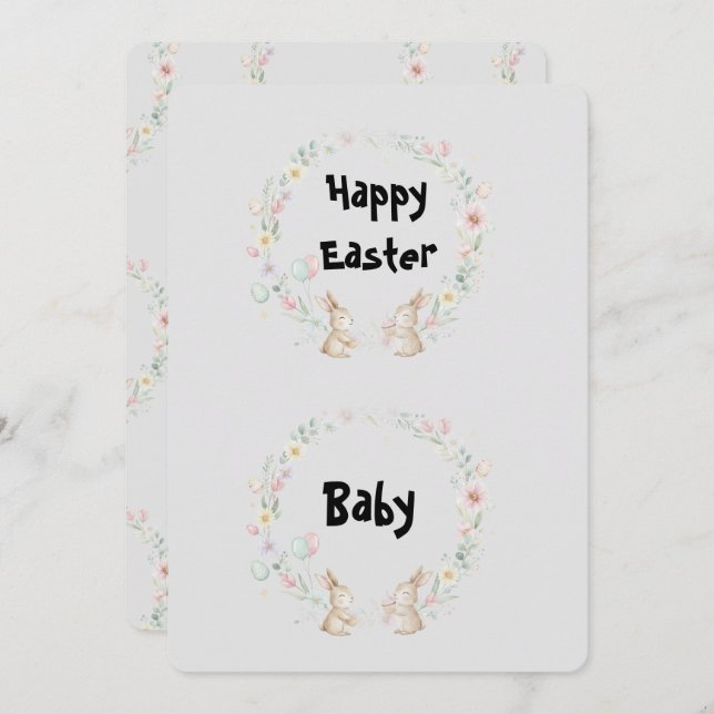 Custom Flat Photo Greeting Cards Inbjudningar (Fram/baksida)