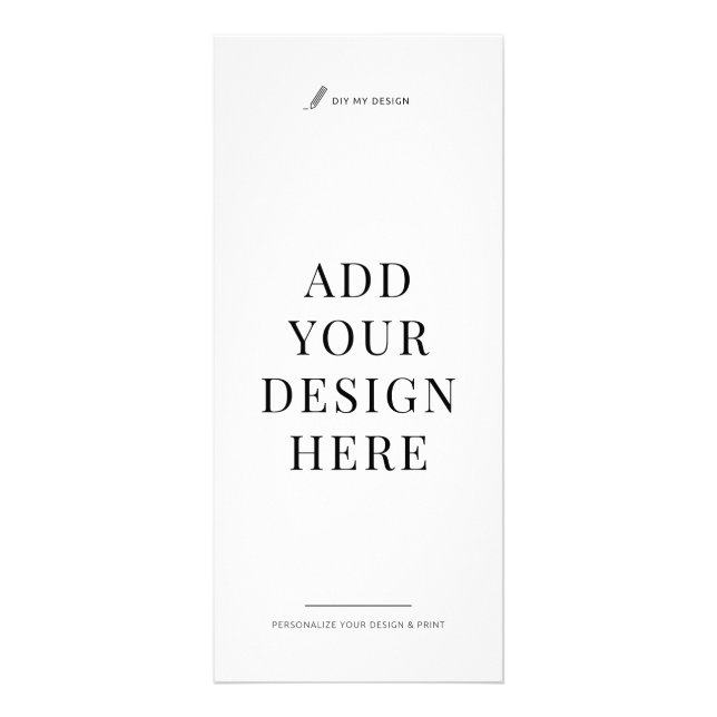 Custom Flyer Printing 4x9" Upload Your Design Reklamkort (Framsidan)