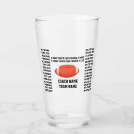 Custom Football Coach Gifts From The Team Players Glaskopp