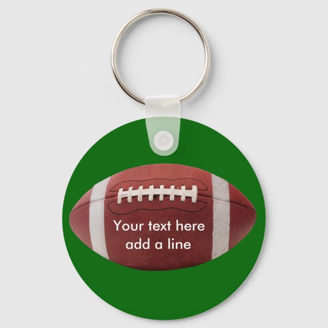 Custom Football Key Chain Nyckelring (Framsida)