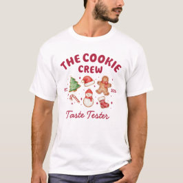 Custom Funny Cookie Crew Christmas Matching Family T Shirt