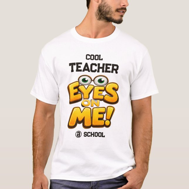 Custom Funny Teacher Gifts  Personalized by School T Shirt (Framsida)