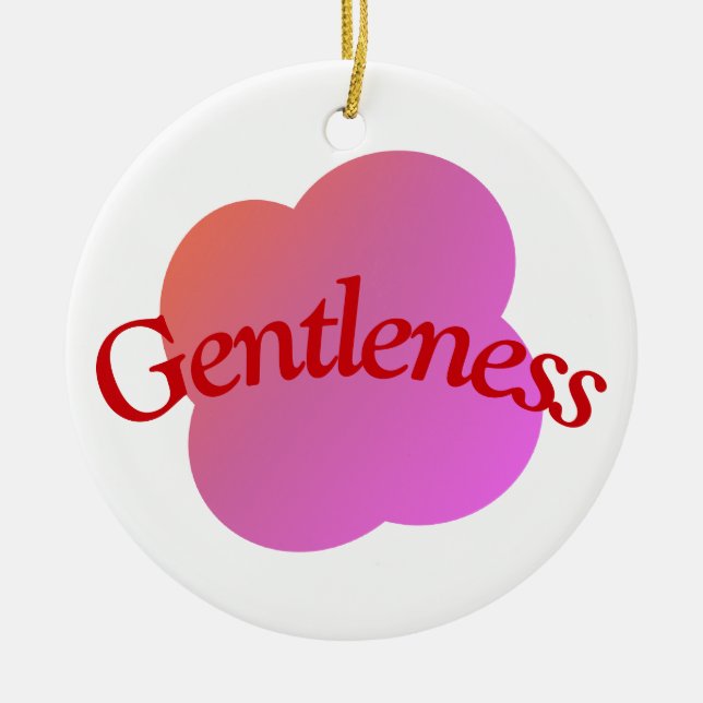 Custom Gentleness Ornament ｜Typography Pink Flower (Framsidan)