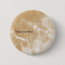 Custom gold crystal badge knapp
