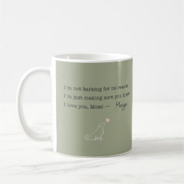 Custom Golden Retriever Photo Mug I Love You Mom Kaffemugg