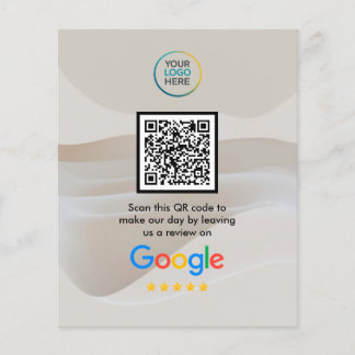Custom Google Reviews QR Code  Flygblad