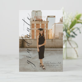 Custom Graduation Announcement & Party Invitation  Inbjudningar