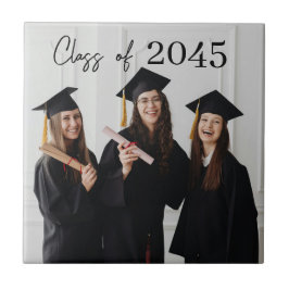 Custom Graduation Farewell Gift Photo Kakelplatta
