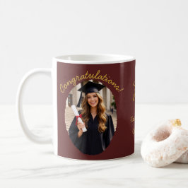 Custom Graduation Photo Mug Congratulations Kaffemugg