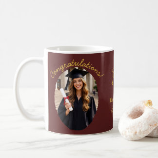 Custom Graduation Photo Mug Congratulations Kaffemugg