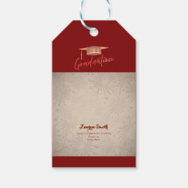 Custom Graduation Thank‑You Tag Presentetikett