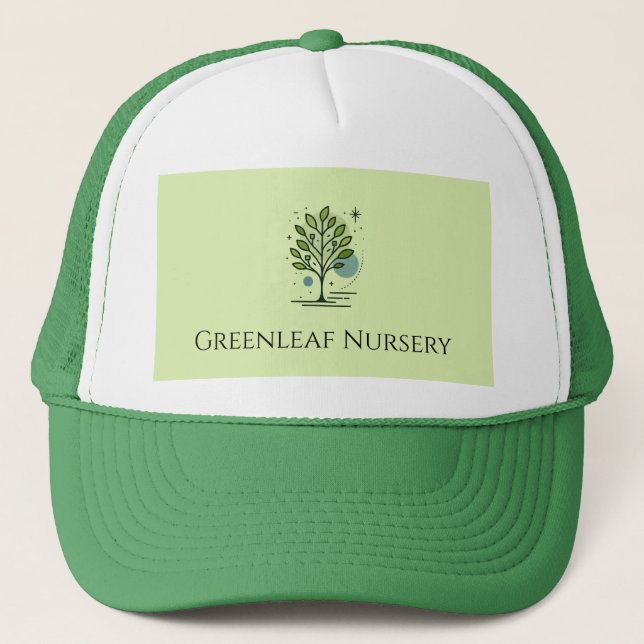 Custom Greenleaf Nursery Branding  Keps (Framsida)