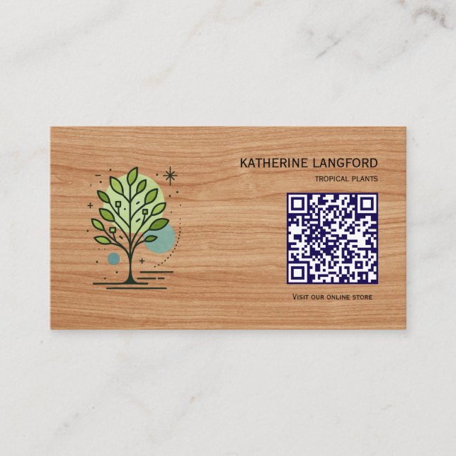 Custom Greenleaf Nursery Branding  Visitkort (Framsida)