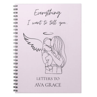 Custom Grief Journal Miscarriage Memorial Gift  Anteckningsbok