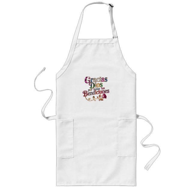 Custom Grill Master Apron – Long Fit with Pockets Långt Förkläde (Framsidan)