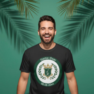 Custom Groom’s "Game Over" Svärmoafärd T Shirt