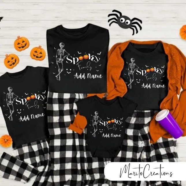 Custom Group ,Family T-Shirt , Spooky Family Party (Skapare uppladdad)
