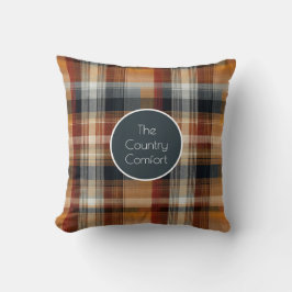 Custom Guest Throw Pillow Gingham Vacation Rentals Kudde