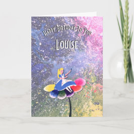 Custom Happy Birthday ALICE card Kort