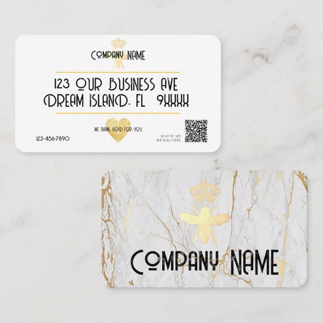 Custom HEART Thank GOD For YOU Small Business Logo Visitkort (Fram/baksida)